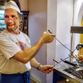Cooking schneeballen (1535 visits) The Diller baker is cooking fresh schneeballen Cooking schneeballen